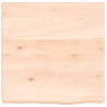 Estante de pared madera maciza de roble sin tratar 40x40x4 cm 2