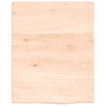 Estante de pared madera maciza de roble sin tratar 40x50x2 cm 2