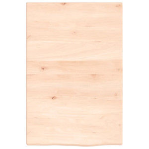 Estante de pared madera maciza de roble sin tratar 40x60x2 cm H