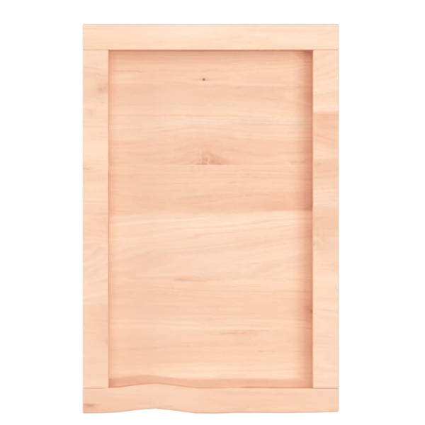 Estante de pared madera maciza de roble sin tratar 40x60x6 cm M 3