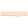 Estante de pared madera maciza de roble sin tratar 60x10x6 cm 2