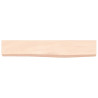 Estante de pared madera maciza de roble sin tratar 60x10x4 cm 2