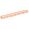 Estante de pared madera maciza de roble sin tratar 80x10x6 cm 1