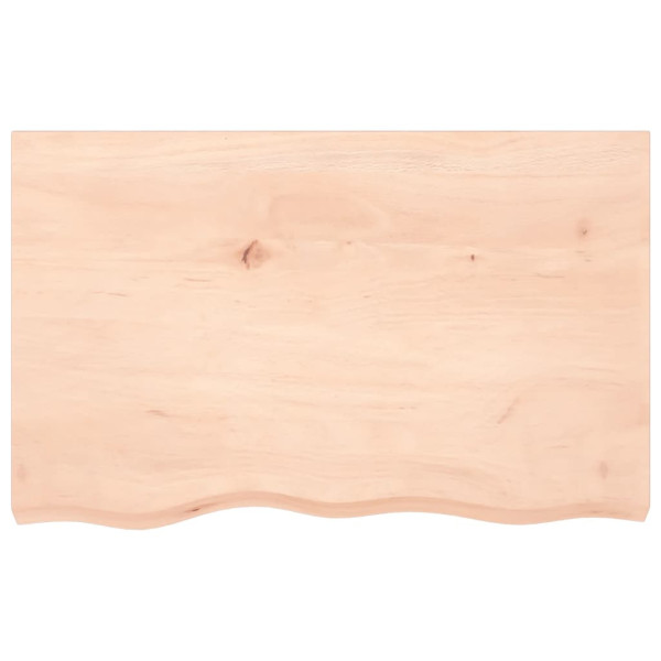 Prateleira de parede 80x50x(2-4) cm carvalho maciço não tratado M 2