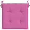 Almofadões p/ cadeira 2pcs 40x40x4cm tecido rosa 5