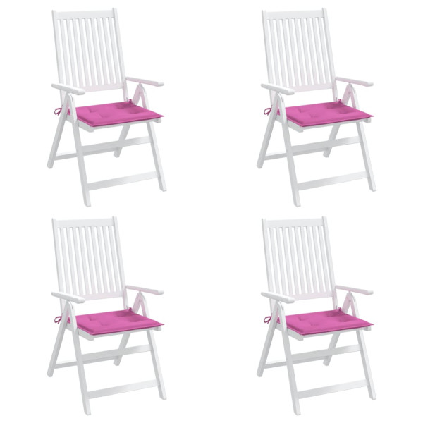 Almofadões p/ cadeira 4pcs 40x40x4 cm tecido rosa M 3