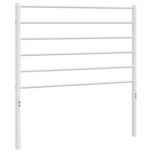 Cabeceira de cama 80 cm metal branco H