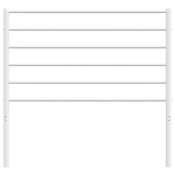 Cabecero de metal blanco 80 cm M 4