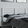 Cabeceira de cama 120 cm metal branco 3