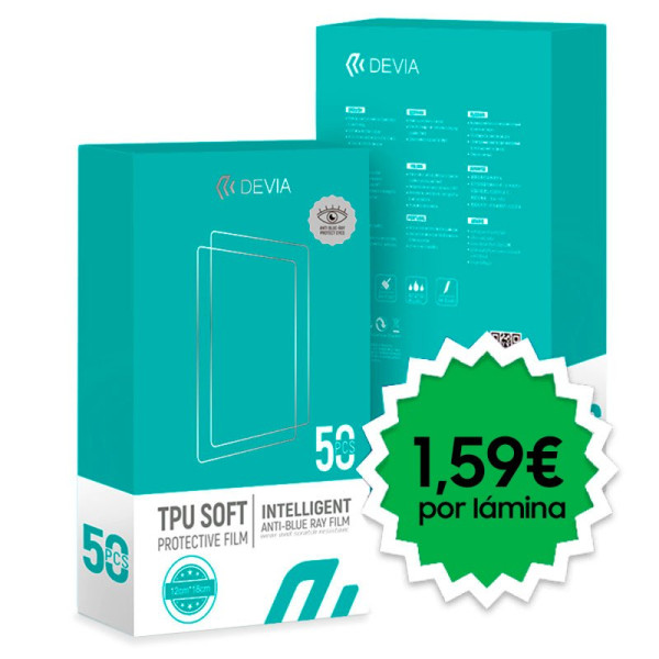 Protector Hidrogel Devia Anti-Green Ray (Pack 50 uds) D