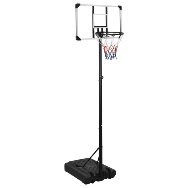 Canasta de baloncesto policarbonato transparente 235-305 cm D