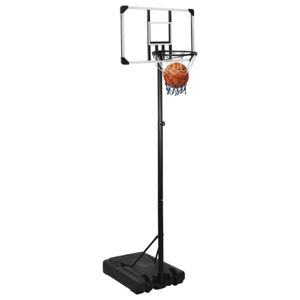 Tabela de basquetebol 235-305 cm policarbonato transparente M 3