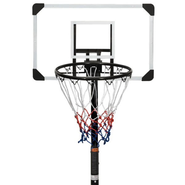 Tabela de basquetebol 216-250 cm policarbonato transparente M 5