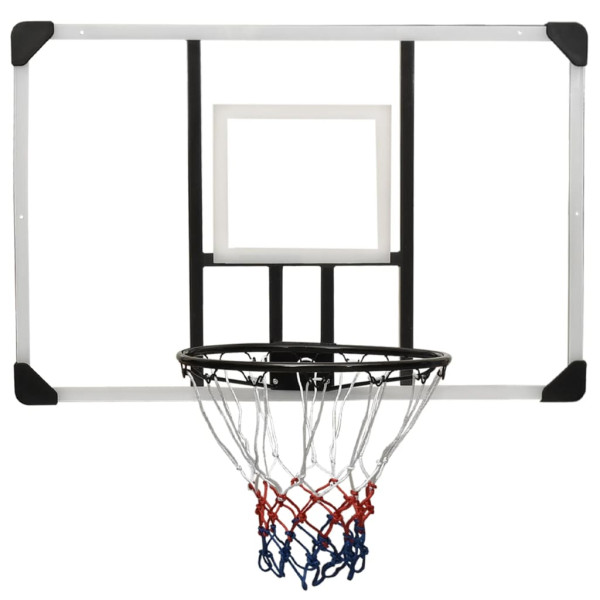 Tablero de baloncesto policarbonato transparente 106x69x3 cm M 2