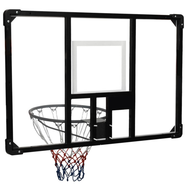 Tablero de baloncesto policarbonato transparente 106x69x3 cm M 4