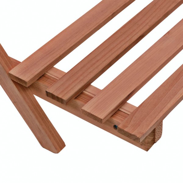 Soporte de plantas 3 niveles de madera de cedro 48x45x40 cm M 5