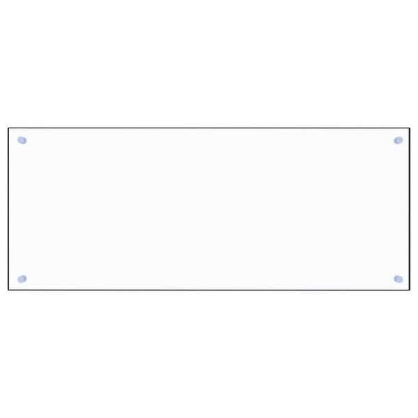 Painel anti-salpicos cozinha 100x40 cm vidro temp. transparente M 2