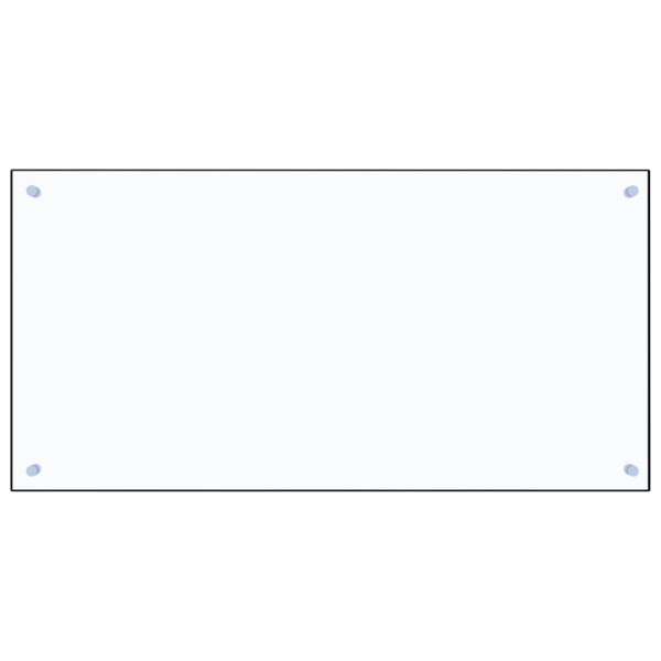 Painel anti-salpicos cozinha 100x50 cm vidro temp. transparente M 2