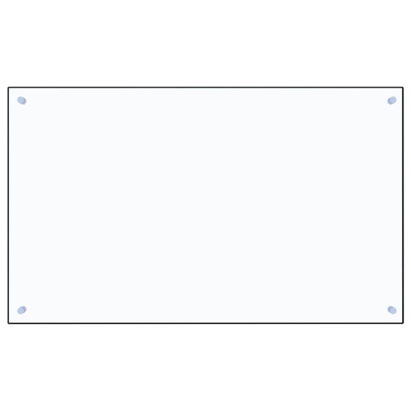 Painel anti-salpicos cozinha 100x60 cm vidro temp. transparente M 2