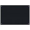 Protección salpicaduras cocina vidrio templado negro 90x60 cm 1