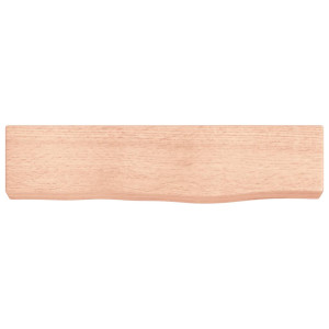 Estante de pared madera de roble tratada marrón claro 40x10x4cm H