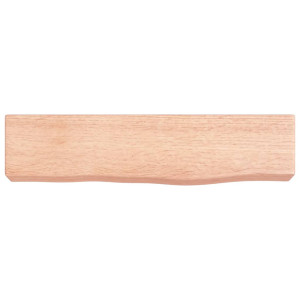 Prateleira de parede 40x10x6 cm carvalho tratado castanho-claro H