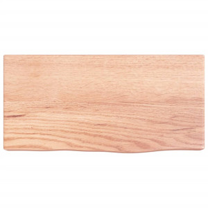 Prateleira de parede 40x20x6 cm carvalho tratado castanho-claro H