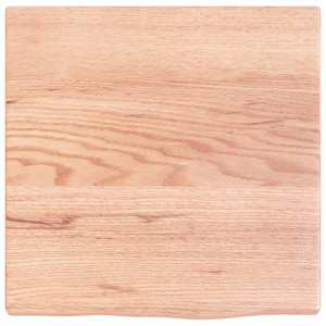 Estante de pared madera de roble tratada marrón claro 40x40x2cm H