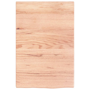 Estante de pared madera de roble tratada marrón claro 40x60x2cm H
