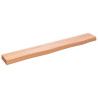 Estante de pared madera de roble tratada marrón claro 80x10x4cm 1