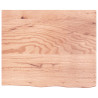 Estante de pared madera de roble tratada marrón claro 60x50x6cm 2