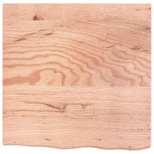 Estante de pared madera de roble tratada marrón claro 60x60x4cm H