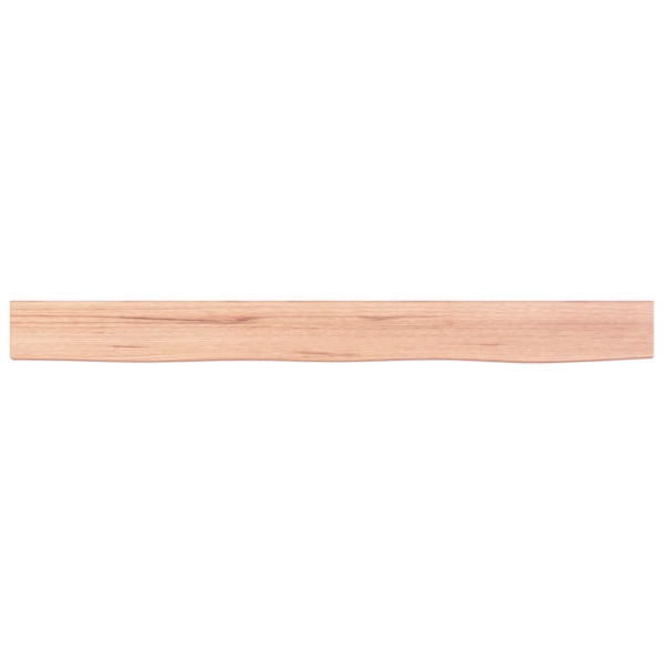 Estante de pared madera roble tratada marrón claro 100x10x6 cm M 2