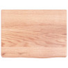 Estante de pared madera de roble tratada marrón claro 40x30x4cm 2