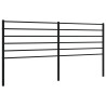 Cabeceira de cama 200 cm metal preto 2