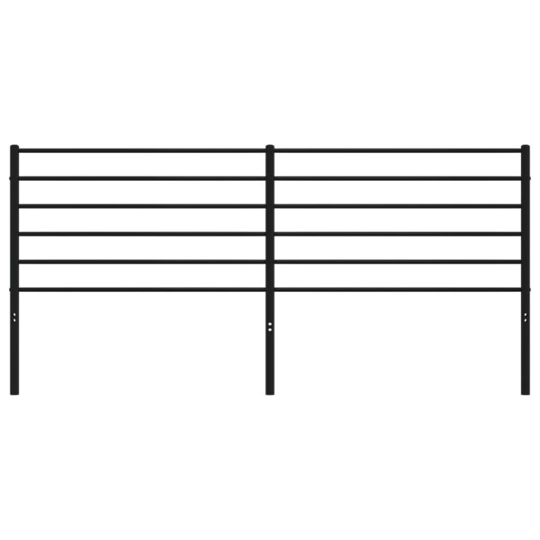 Cabeceira de cama 200 cm metal preto M 4