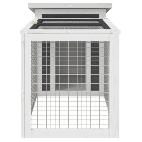 Coelheira 100.5x54x55 cm pinho maciço cinzento M 5