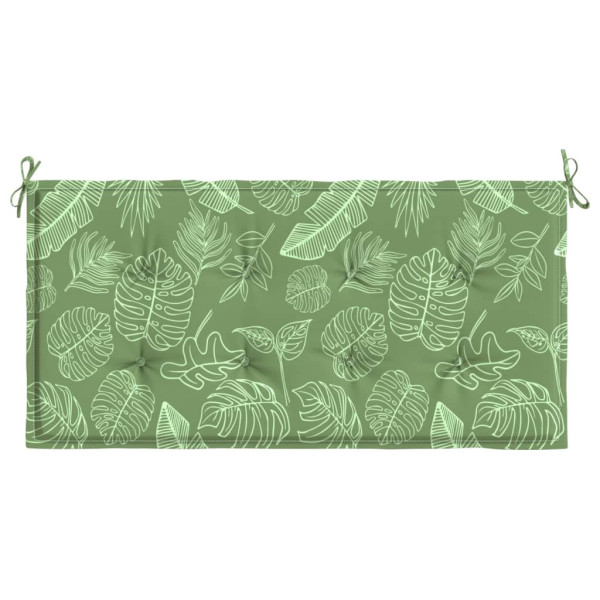 Cojín banco de jardín tela Oxford estampado hojas 100x50x3 cm M 4
