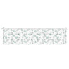 Almofadão para banco de jardim 200x50x4 cm tecido padrão folhas 4