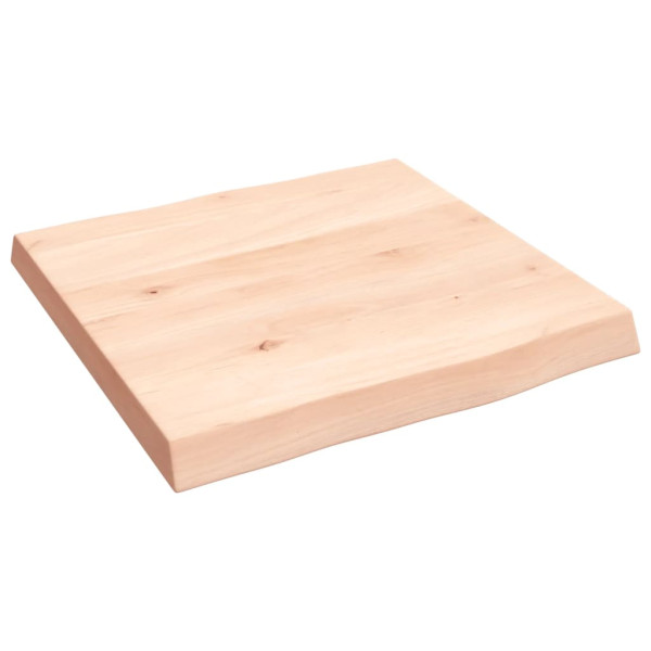 Tablero de escritorio madera maciza roble sin tratar 40x40x4 cm M 2