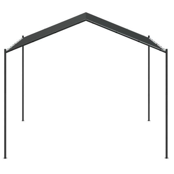 Tenda com toldo 4x4 m aço e tecido antracite M 4