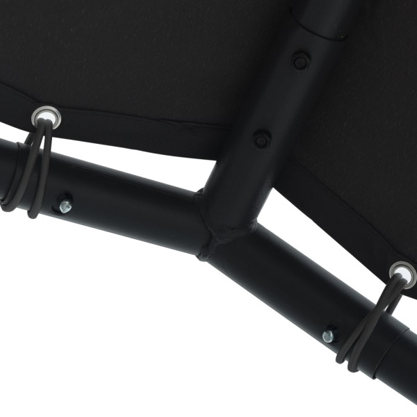 Carpa acero y tela gris antracita 4x3 m M 5