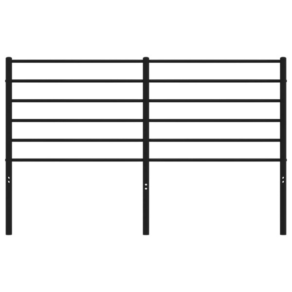 Cabecero de metal negro 150 cm M 4