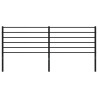 Cabeceira de cama 180 cm metal preto 4