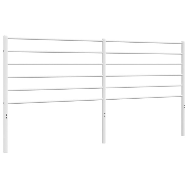 Cabeceira de cama 180 cm metal branco M 2