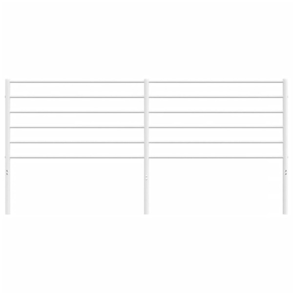Cabeceira de cama 180 cm metal branco M 4