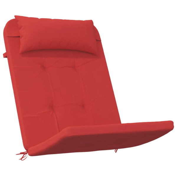 Cojines para silla Adirondack 2 uds tela Oxford rojo M 3