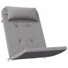 Cojines para silla Adirondack 2 uds tela Oxford gris 3