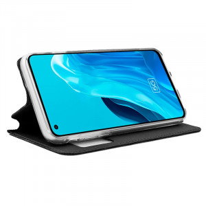 Funda COOL Flip Cover para Oppo Reno 8 Lite 5G Liso Negro H