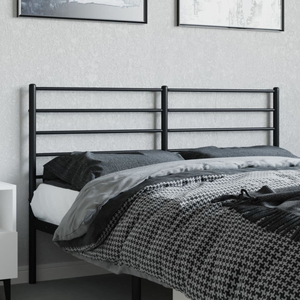 Cabeceira de cama 160 cm metal preto M 3